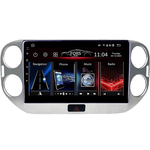 Штатная магнитола FORS.auto FS 1 LITE для Volkswagen Tiguan/Golf Plus (1+32Gb, 10") 2010-2015