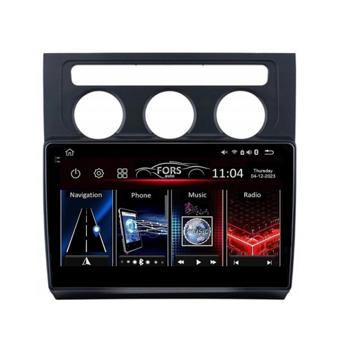 Штатная магнитола FORS.auto FS 2 PRO для Volkswagen Touran (2+32Gb, 10", Auto AC) 2004-2008