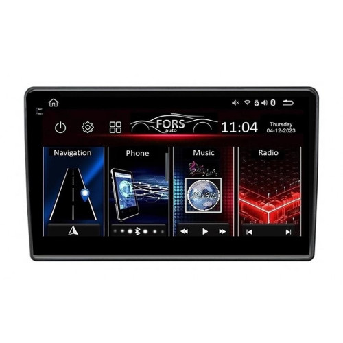 Штатная магнитола FORS.auto FS 4 MAX для Volkswagen Touran/Passat/Golf/Tiguan/T5 (4+32Gb, 10") 2009
