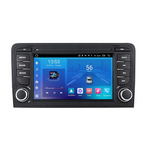 Штатная магнитола FORS.auto FS 2 ULTRA для Audi A3 (7", 2+32Gb, CarPlay) 2003-2013