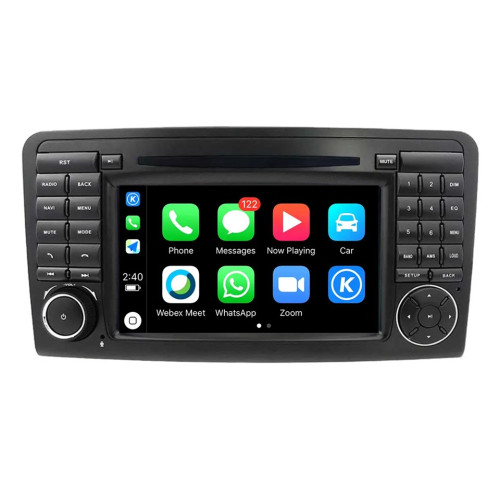 Штатная магнитола FORS.auto M200 для Mercedes-Benz ML-Class (7", 2+32Gb, CarPlay) 2005-2012