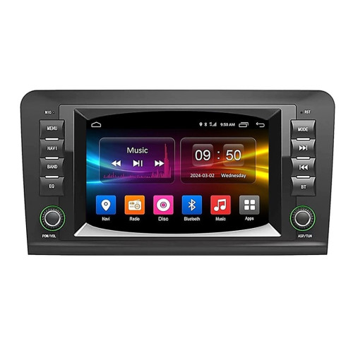 Штатная магнитола FORS.auto M200 для Mercedes-Benz ML-Class (7", 2+32Gb, CarPlay, 8 core) 2005-2012