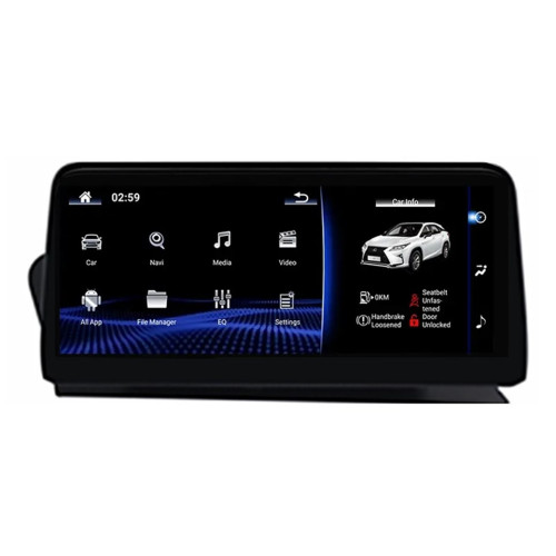 Штатна магнітола FORS.auto для Lexus RX U8K (8+64Gb, 12.3") 2009-2015