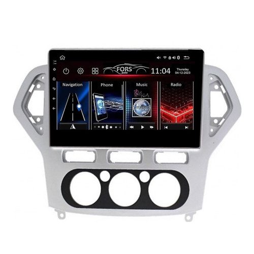 Штатная магнитола FORS.auto FS 1 LITE для Ford Mondeo (1+32Gb, 10", silver) 2006-2011 Штатная магнитола FORS.auto FS 1 LITE для Ford Mondeo (1+32Gb, 10", silver) 2006-2011