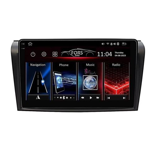 Штатная магнитола FORS.auto FS 4 PRO для Mazda 3 Axela (4+64Gb, 9") 2004-2009