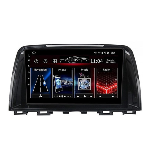 Штатная магнитола FORS.auto FS 1 LITE для Mazda 6 (1+32Gb, 9") 2012-2016
