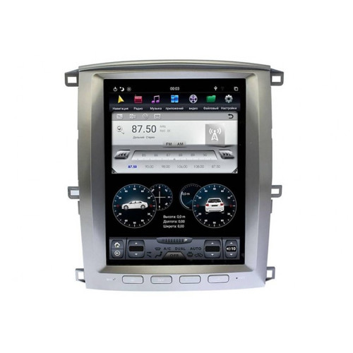 Штатная магнитола FORS.auto TESLA для Toyota Land Cruiser 100 (4+32Gb, 12.1") 2003-2007 Штатная магнитола FORS.auto TESLA для Toyota Land Cruiser 100 (4+32Gb, 12.1") 2003-2007