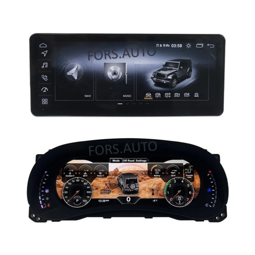 Приборная панель FORS.auto для Jeep Wrangler (двойной экран) 2011-2018